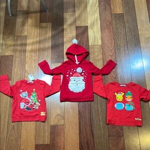 Holiday Red Kids Sweatshirts